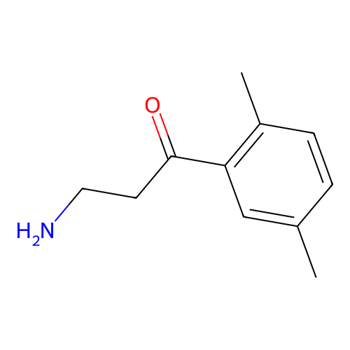 3-Amino-1-(2,5-dimethylphenyl)propan-1-one structure