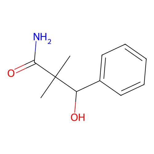 3-Hydroxy-2,2-dimethyl-3-phenylpropanamide structure