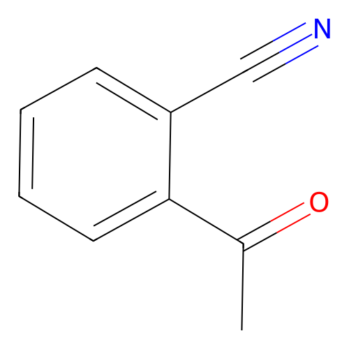 2-Acetylbenzonitrile structure