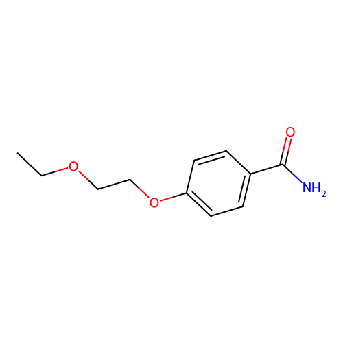 4-(2-Ethoxyethoxy)benzamide structure