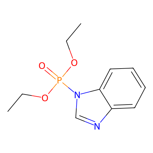 Phosphonic acid, 1H-benzimidazol-1-yl-, diethyl ester structure