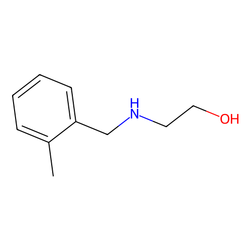 2-[(2-Methylbenzyl)amino]ethanol structure