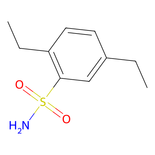 2,5-Diethylbenzenesulfonamide structure