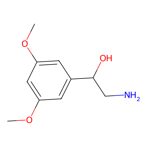 2-Amino-1-(3,5-dimethoxyphenyl)ethanol structure