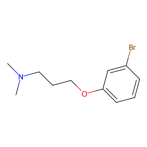 3-(3-bromophenoxy)-N,N-dimethylpropan-1-amine structure