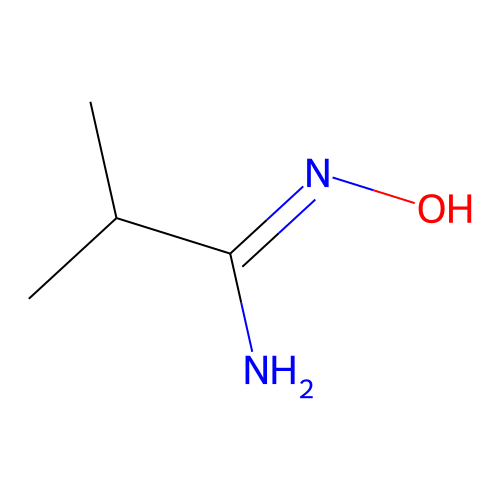 N'-Hydroxy-2-methylpropanimidamide structure