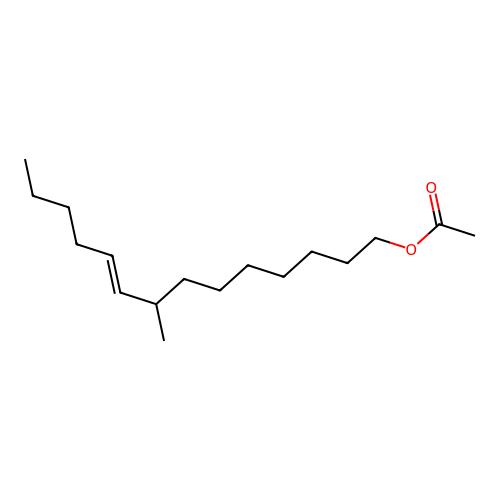 (9E)-8-Methyl-9-tetradecen-1-yl acetate structure
