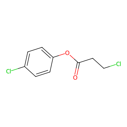 4-Chlorophenyl 3-chloropropanoate structure
