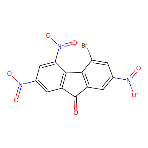 4-Bromo-2,5,7-trinitro-9h-fluoren-9-one structure