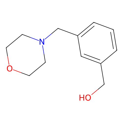 [3-(Morpholinomethyl)phenyl]methanol structure