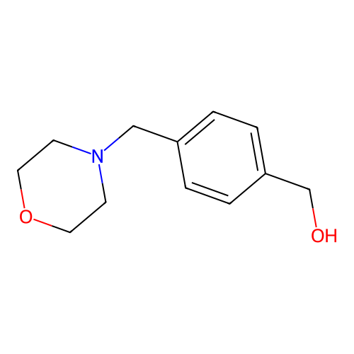 [4-(Morpholinomethyl)phenyl]methanol structure