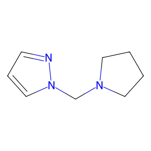 1-(1-Pyrrolidinomethyl)-pyrazole structure