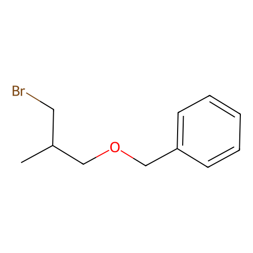 ((3-Bromo-2-methylpropoxy)methyl)benzene structure