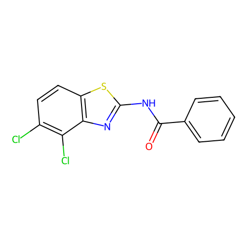 N-(4,5-dichloro-1,3-benzothiazol-2-yl)benzamide structure