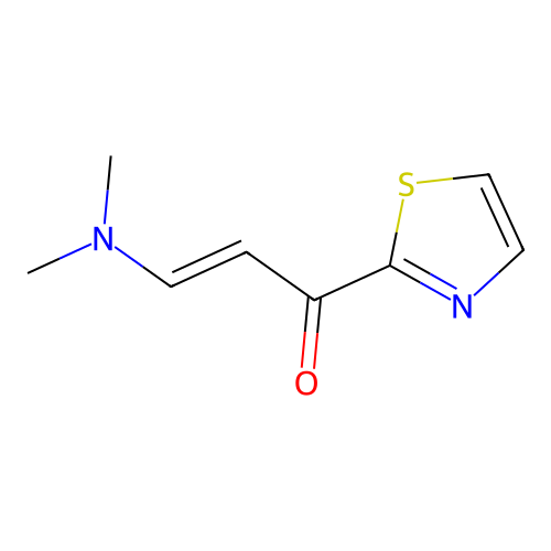 3-(Dimethylamino)-1-(1,3-thiazol-2-yl)prop-2-en-1-one structure