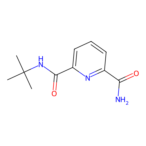 6-N-tert-butylpyridine-2,6-dicarboxamide structure