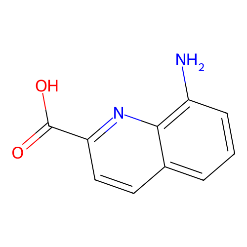 8-aminoquinoline-2-carboxylic Acid structure