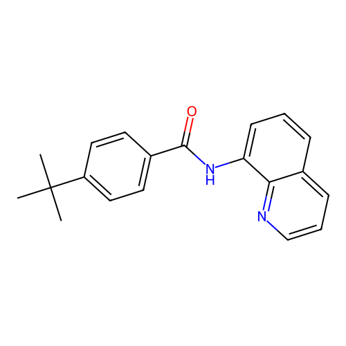 4-tert-butyl-N-(quinolin-8-yl)benzamide structure