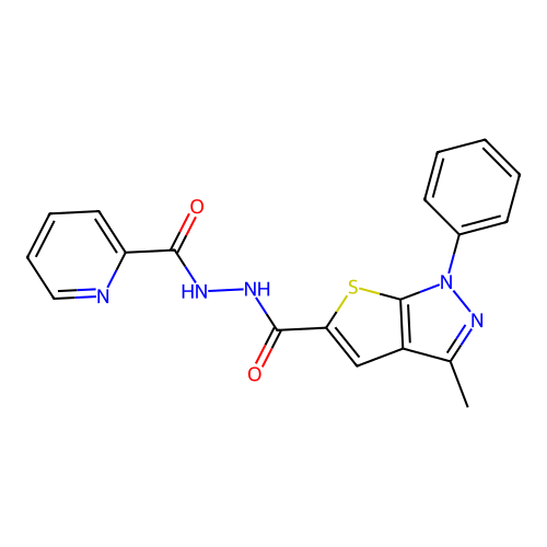 C19H15N5O2S structure