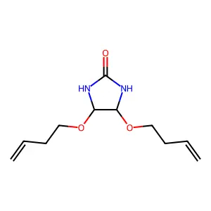 2-Imidazolidinone, 4,5-bis(3-butenyloxy)- structure