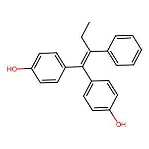 1,1-Bis(4-hydroxyphenyl)-2-phenylbut-1-ene structure