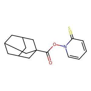 N-(1-adamantoyloxy)pyridine-2-thione structure