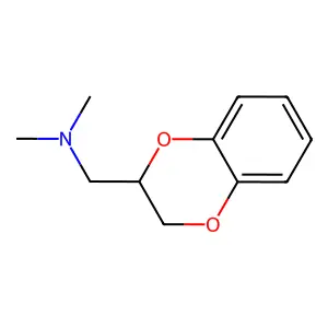 1-(2,3-Dihydro-1,4-benzodioxin-2-yl)-N,N-dimethylmethanamine structure