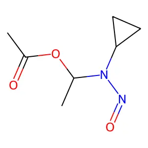 N-Nitroso(1-acetoxyethyl)cyclopropylamine structure