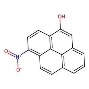4-Pyrenol, 1-nitro- structure