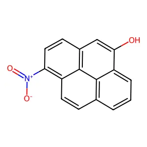 1-Nitropyren-5-ol structure
