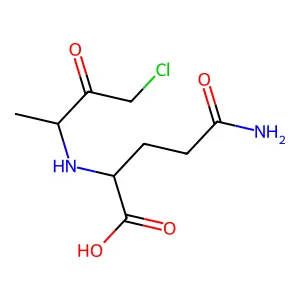 γ-谷氨酰丙氨酸氯甲基酮 structure