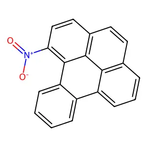 1-Nitrobenzo(e)pyrene structure