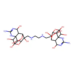 N,N-乙二胺双河豚毒素 structure