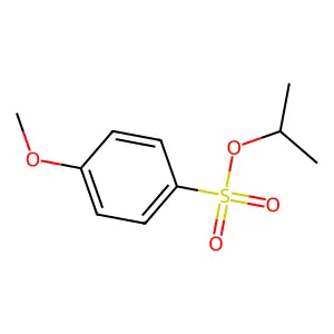 Benzenesulfonic acid, 4-methoxy-, 1-methylethyl ester structure