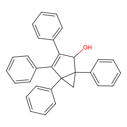1,3,4,5-Tetraphenylbicyclo[3.1.0]hex-3-en-2-ol structure