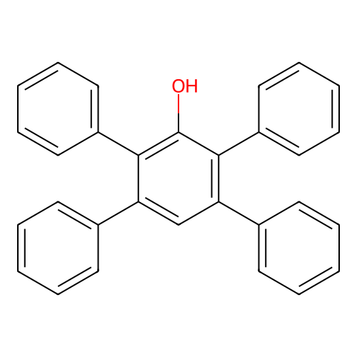 2,3,5,6-Tetraphenylphenol structure