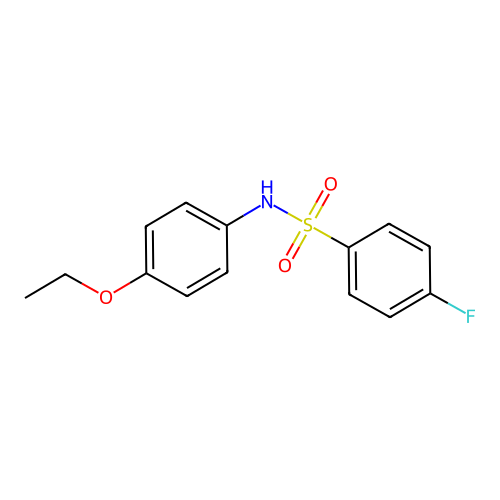 N-(4-ethoxyphenyl)-4-fluorobenzenesulfonamide structure