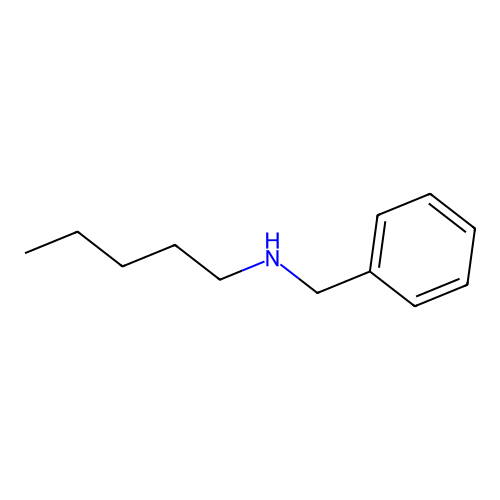 Benzenemethanamine, N-pentyl- structure