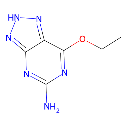 7-乙氧基-2H-三唑并[4,5-d]嘧啶-5-胺 structure