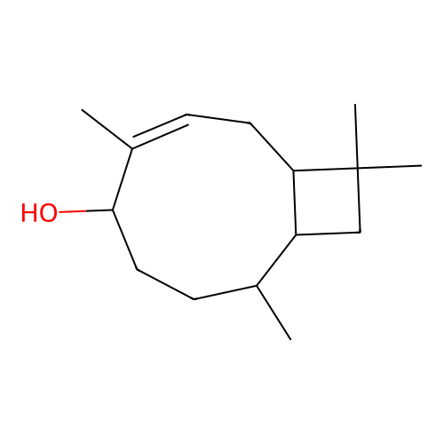 4,8,11,11-Tetramethylbicyclo[7.2.0]undec-3-en-5-ol structure
