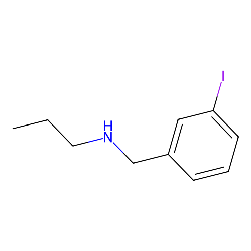 3-碘-N-丙基苄胺 structure