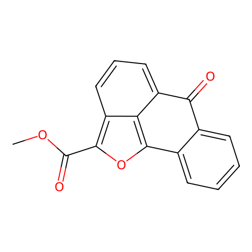 methyl 6-oxo-6H-anthra[9,1-bc]furan-2-carboxylate structure