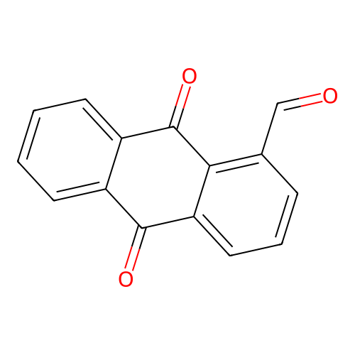 1-Formylanthraquinone structure