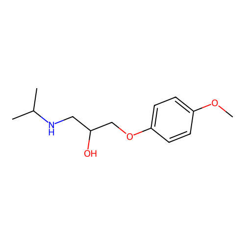 1-(Isopropylamino)-3-(4-methoxyphenoxy)-2-propanol structure