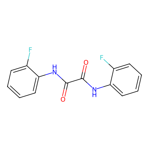 Ethanediamide, N,N'-bis(2-fluorophenyl)- structure