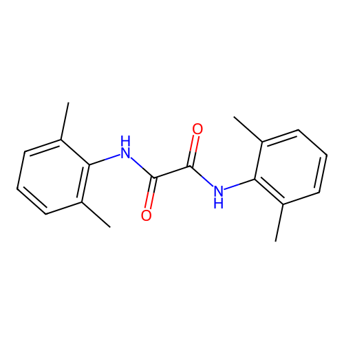 N,N'-bis(2,6-dimethylphenyl)oxamide structure