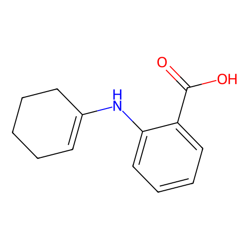 2-(Cyclohex-1-enylamino)benzoic acid structure