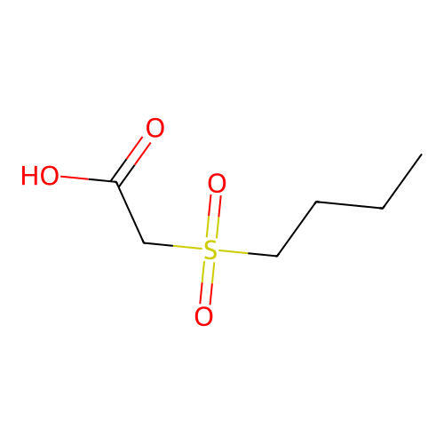 2-(Butane-1-sulfonyl)acetic acid structure