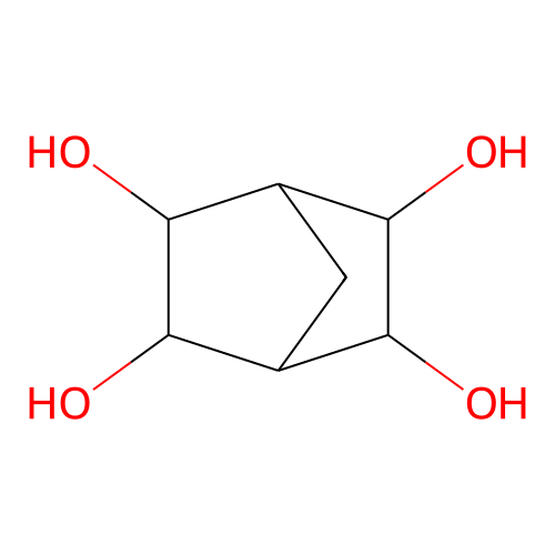 Bicyclo[2.2.1]heptane-2,3,5,6-tetrol structure