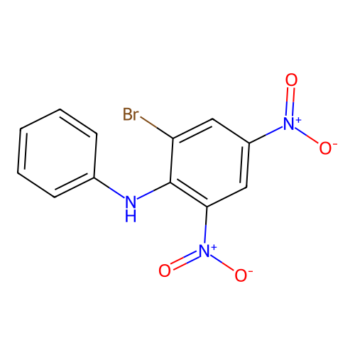 2-Bromo-4,6-dinitro-N-phenylaniline structure